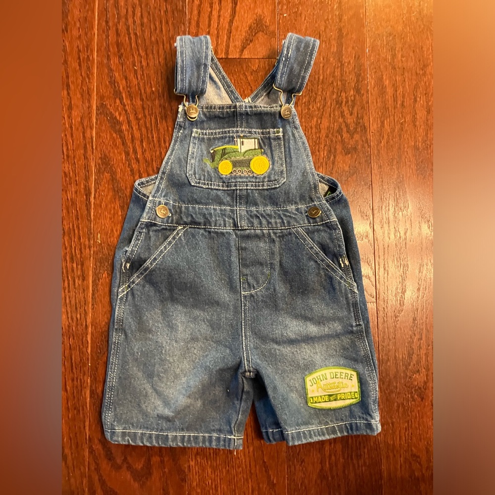 John Deere Denim Overall Shortalls 4T